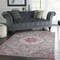 Homeroots 4 x 6 ft. Gray & Pink Medallion Area Rug 385519 - alternate 2